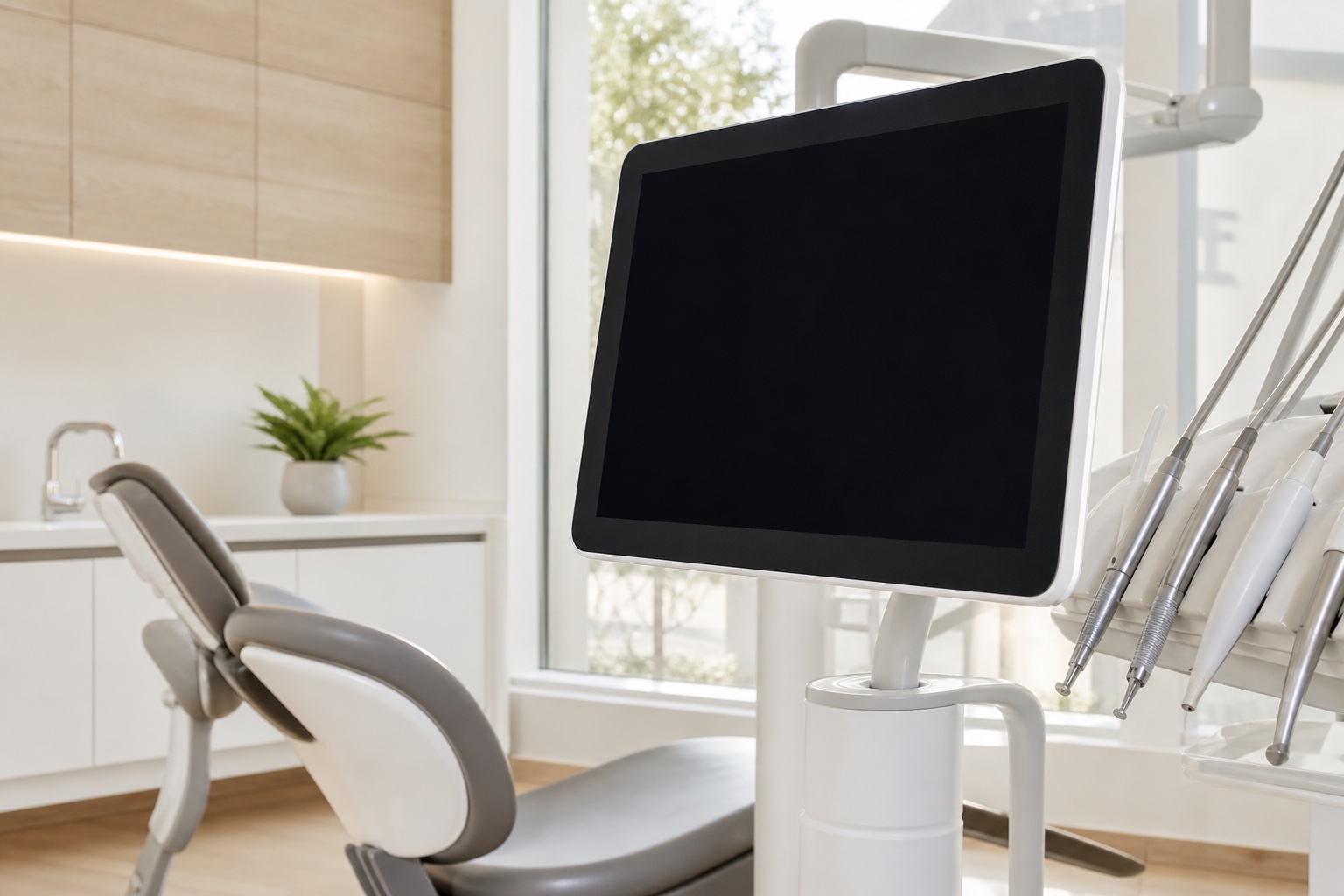 Digital dental technology used during an examination